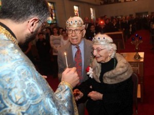 John & Ann Betar celebrate their 80th anniversary at St. Nicholas Antiochian Orthodox Church