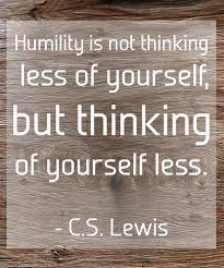 Humility - C S Lewis